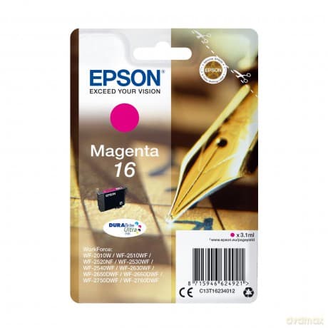 Epson Original - Epson Workforce Wf-2760 Dwf - Tintenpatrone Magenta - 165 Seiten - 3,1ml