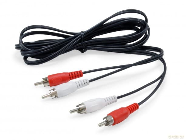 Equip Audiokabel 2xrca2xrca Stst 2,50m