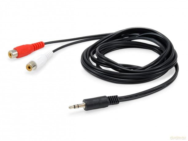 Equip Audiokabel 3.5mm/2x Rca St/Bu 2.50m