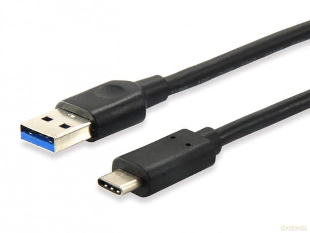 Equip Kabel Usb-A 3.2 -> C St/St 0.50m 3a/2