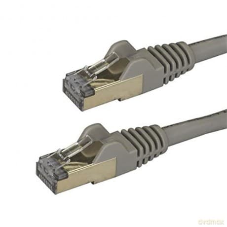 Gray Cat 6a Network Cable - Stp