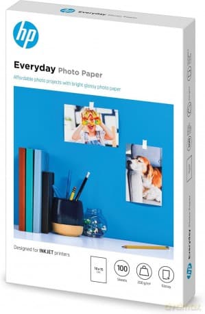 Hp 100 X 150 Mm Everyday Glossy Photo Paper