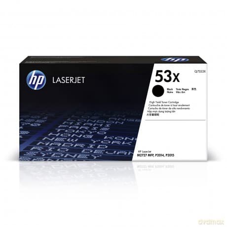 Hp 53x High Yield Black Original Laserjet Toner Cartridges