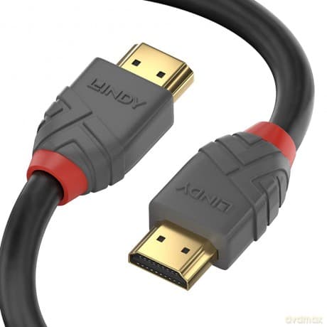 Lindy Hdmi High Speed Kabel Anthra Line 0.5m