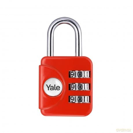 Lucchetto Da Viaggio Rosso 3 Cifre
