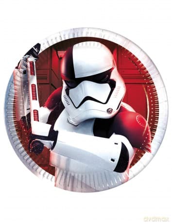 Star Wars The Last Jedi - 8 Piatti 18cm