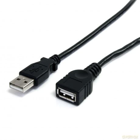 Startech 10 Feet Usb 2.0 Extension Cable A To A - M/F - Black