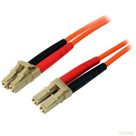 Startech.Com 2m Fiber Optic Cable - Multimode Duplex 50/125 - Lszh - Lc/Lc - Om2 - Lc To Lc Fiber Patch Cable