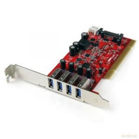 Startech.Com 4 Port Pci Superspeed Usb 3.0 Adapter Card With Sata/Sp4 Power