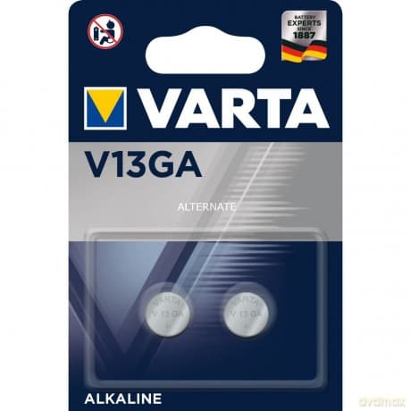 Varta: Batterij Knoopcel 2 Delig V13ga Varta