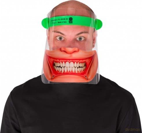 Visiera Protettiva In Pet Certificata Ce Con Ganci