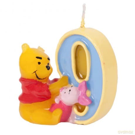 Winnie The Pooh - Candelina Numero 9