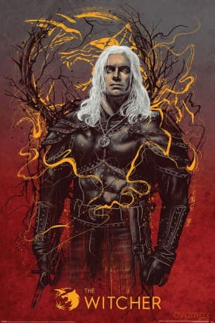 Witcher (The): Pyramid - Geralt The Wolf (Poster Maxi 61x91,5 Cm)