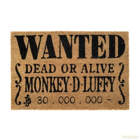 Zerbino One Piece Wanted Dead or Alive Monkey D.Luffy