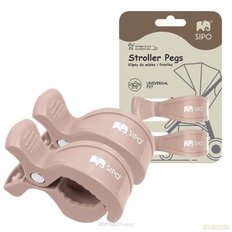 Klipsy do wózka 2szt