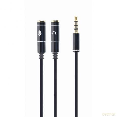 Adapter audio mikrofon 3.5mm minijack, 4PIN, 0.2m