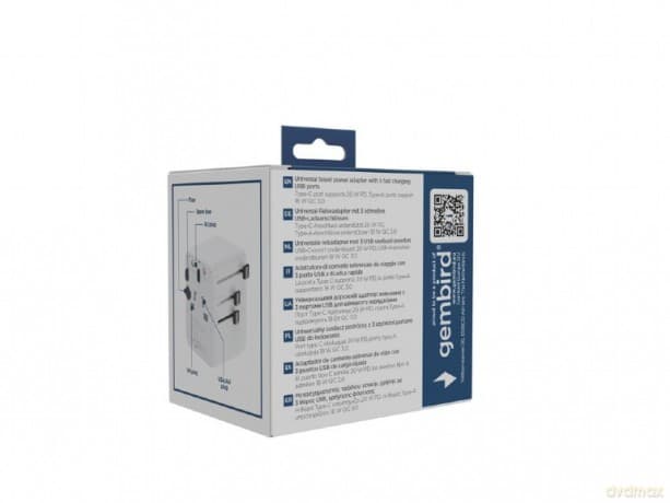 Adapter sieciowy Uniwersalny kostka 20W