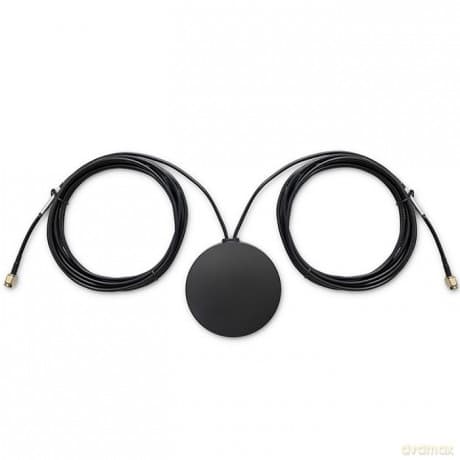 Antena GPS+4G, GLONASS dookólna | 28dBi | 50W | 2 x SMA męski | Zewnętrzna