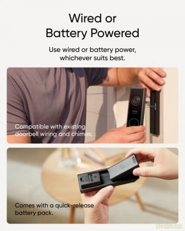 Dzwonek do drzwi video B2C E340 czarny Iteration 1