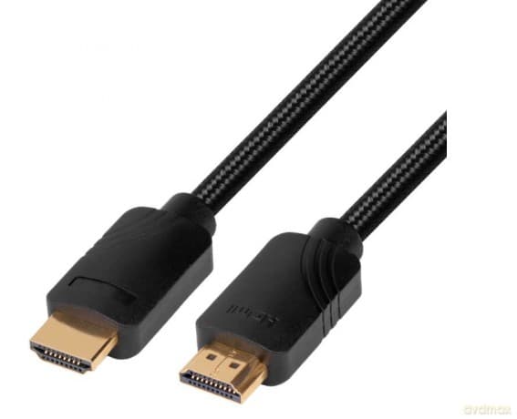 Kabel HDMI v 2.1 premium 2 m 8K Czarny Stworzony dla graczy