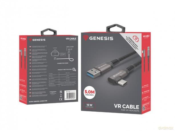 Kabel USB-C M ->USB-A M 3.2GEN1 5M 5GBS PD15W VR
