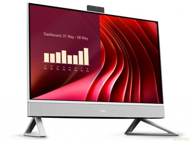 Komputer Dell 24 All-in-One EC24250 Win11Pro 7-150U/16GB/1TB/23.8 FHD Touch/Intel Graphics/Cam/WLAN + BT/Backlit Kb/3Y ProSupport