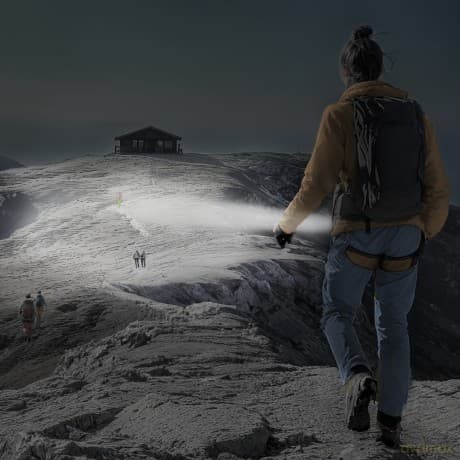 Latarka turystyczna flx1000 1000lm 260m