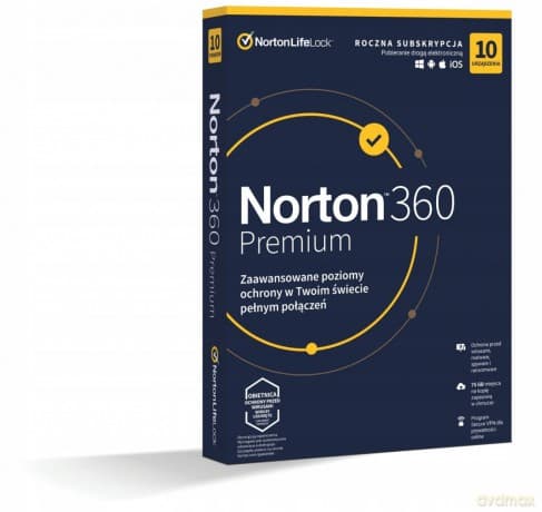 Norton 360 PREMIUM 75GB PL 1U 10Dvc 1Y 21408749