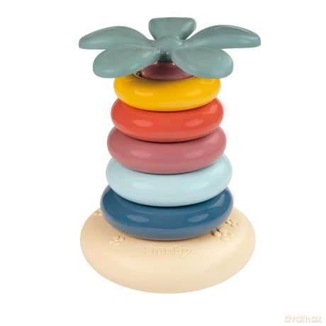 Piramida z krążków 5 kolorów