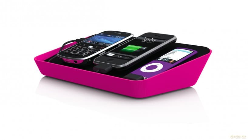 Refresh stacja dokująca (microUSB, miniUSB, USB, 30-PIN) różowa