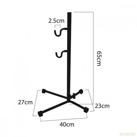 Rowerowy uchwyt serwisowy stal max. obciążenie 20kg pasuje do rowerów MTB z kołami do 27,5"MC-434