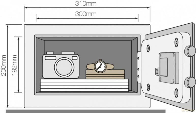 Sejf podstawowy YSV kompaktowy