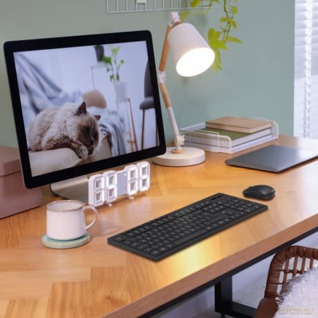 Zestaw klawiatura i mysz WKM-200 Czarny