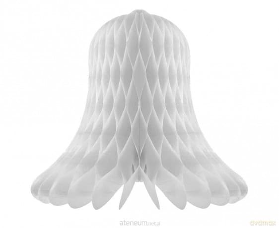 Dekoracja wisząca Dzwonek srebrna 20cm