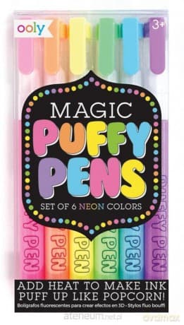 Flamastry z Efektem 3D Magicznie Puchnące 6szt