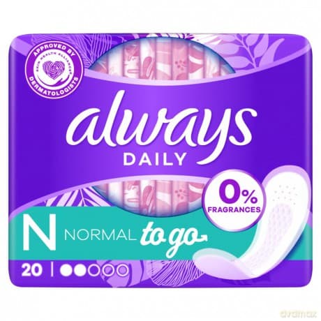 Panty liners To Go Normal 20 pcs
