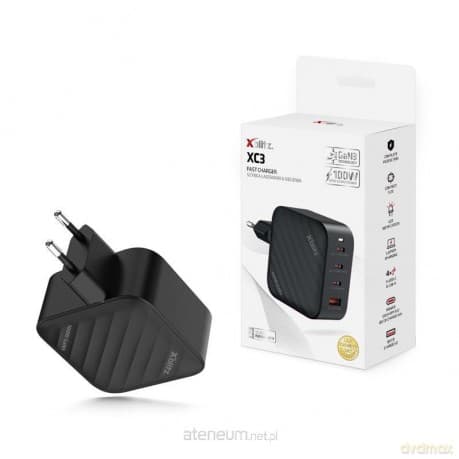 Ładowarka sieciowa PD100W GaN3 XC3