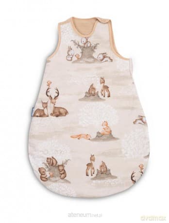 Śpiworek do spania S Zagajnik brązowy 45x70 cm