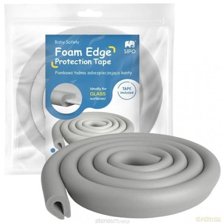Taśma zabezpieczająca kanty szklane piankowa 2m