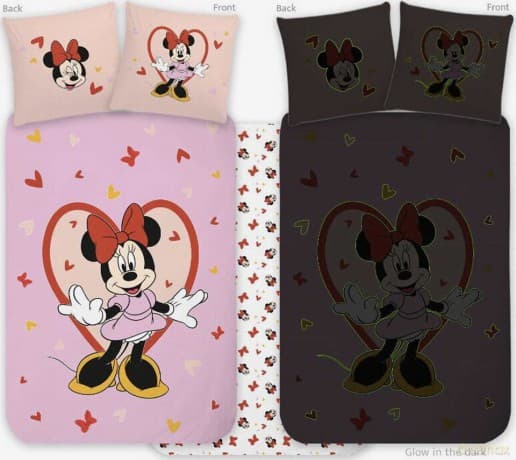 Bed Linen - Junior Size 100 x 140 cm - Minnie 1932 Glow (1029353)