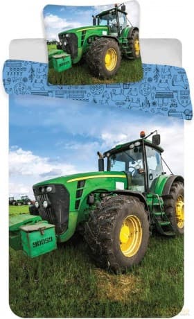 Bed Linen - Junior Size 100 x 140 cm - Tractor (100091)
