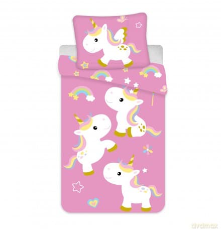 Bed Linen - Junior Size 100 x 140 cm - Unicorn (1000327)