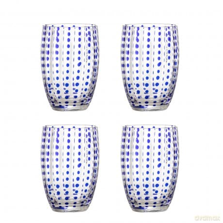 Bloomingville - Brinley Drinking Glass - Blue