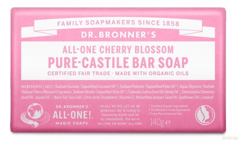 Dr. Bronner's - Bar Soap Cherry Blossom 140 g