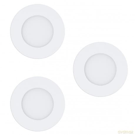 Eglo - Fueva-Z Set of 3 Recessed Lights 8.5 - Smart Tunable White