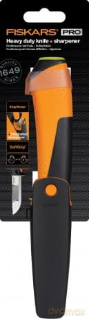 Fiskars - Heavy Duty Knife with Sharpener