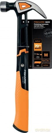Fiskars - IsoCore Finishing Hammer - Curved - 16 oz/13.5