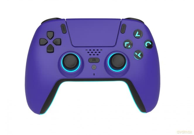 Freaks And Geeks - Wireless Bluetooth Controller for PS5- LED - Purple