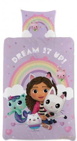 Gabbys Dollhouse bedlinen junior size 100x140