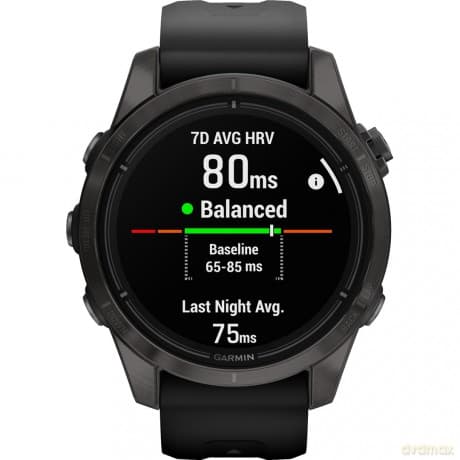 Garmin - Epix Pro (Gen 2) 42mm Sapphire Edition, Black